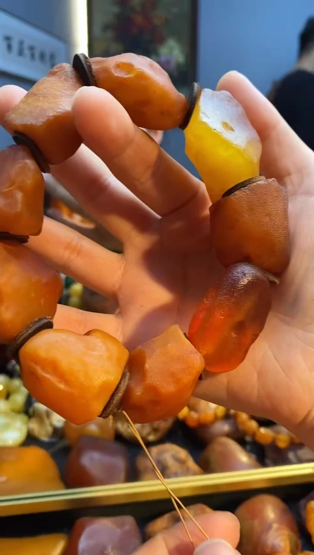 手串琥珀未镶嵌手串