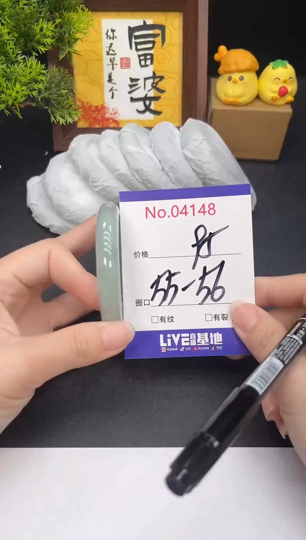 未镶嵌手镯翡翠4148