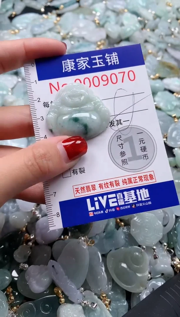 翡翠未镶嵌吊坠(不含链)9070