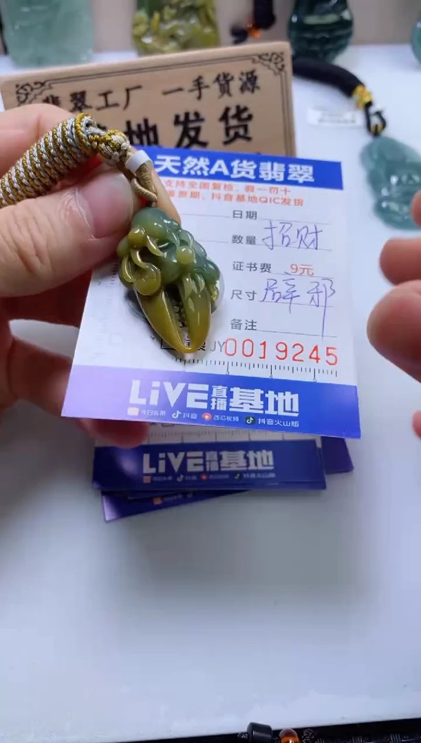 翡翠未镶嵌颈饰