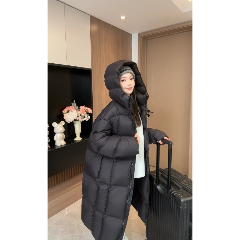 六六专属【摩蔻MOKO】2025新款长款95绒羽绒服宽松保暖冬日穿搭9003