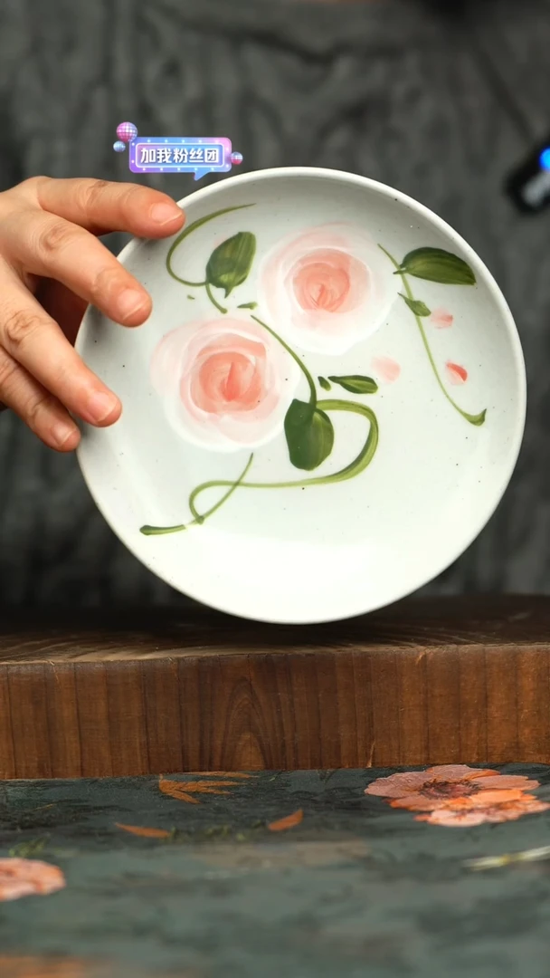 杯釉下彩手工手绘同款陶器