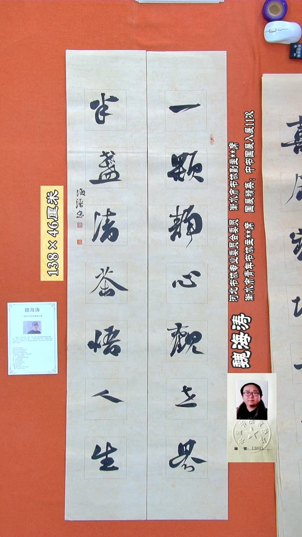 书法69R魏海涛书法作品