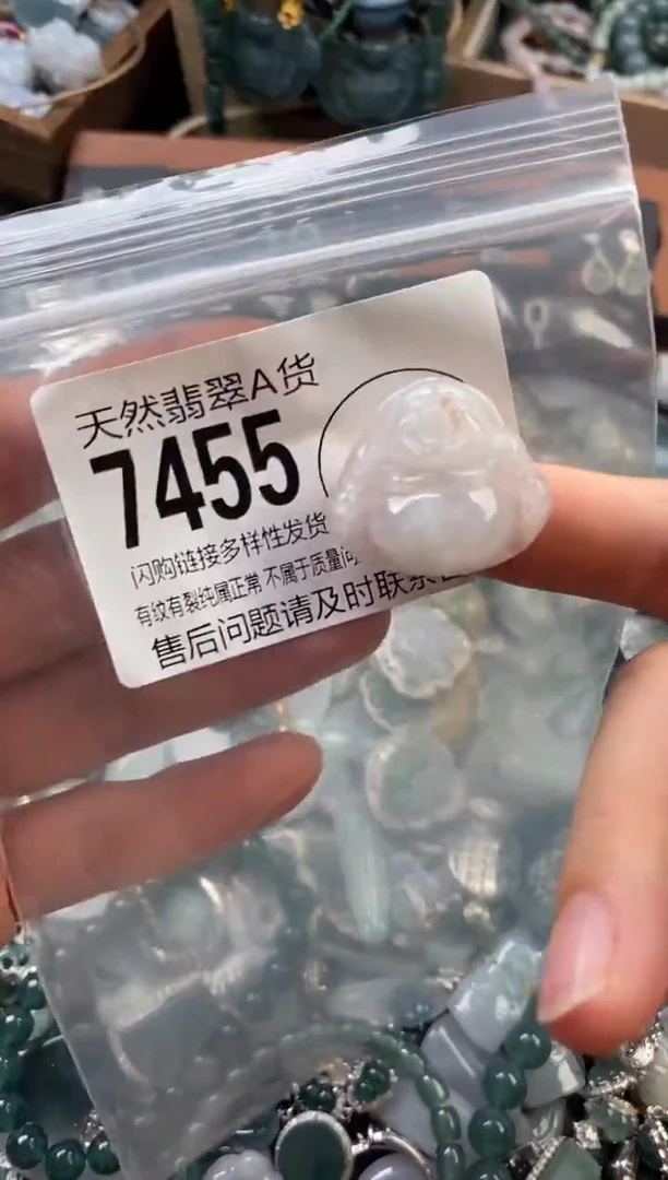 颈饰未镶嵌翡翠翡翠7455