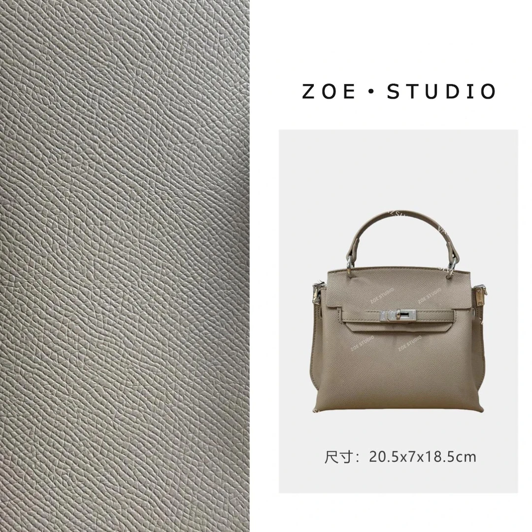 【佐伊甄选】QYX-81397-大象灰轻奢女士经典小众斜挎斜跨包包