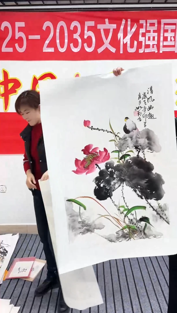 精品国画花鸟作品