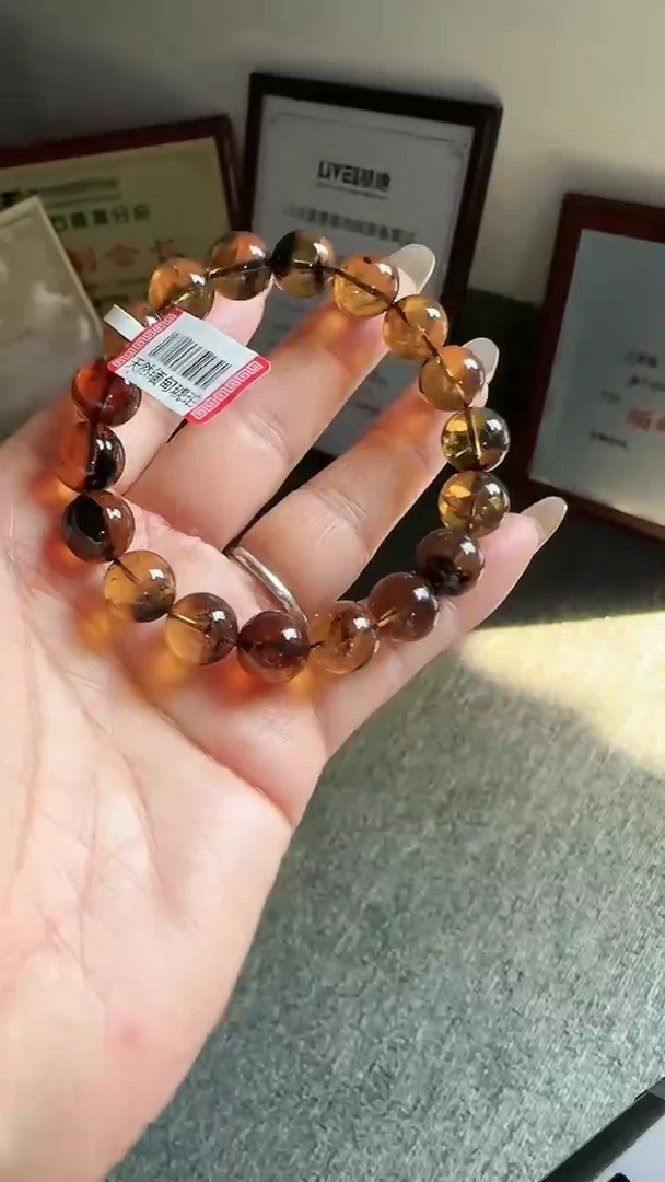 未镶嵌琥珀手串规格11微瑕灵草珀手串#6