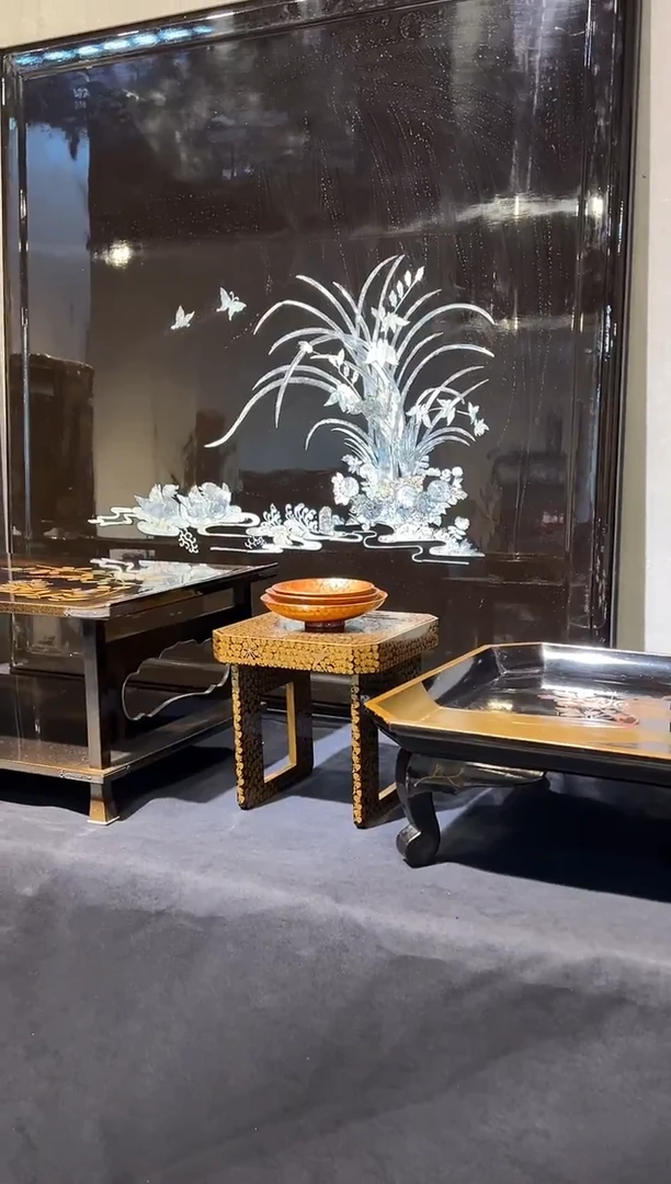 螺钿 大桌面 大漆漆器大漆漆器