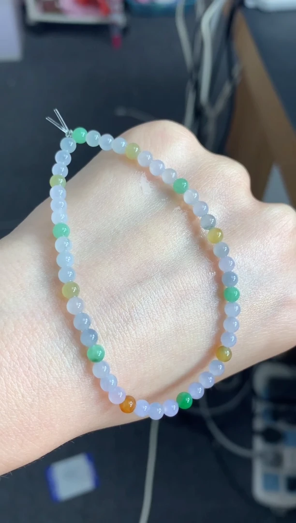 定制翡翠未镶嵌小米珠