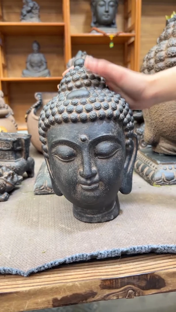 陶土【火山泥】小佛头