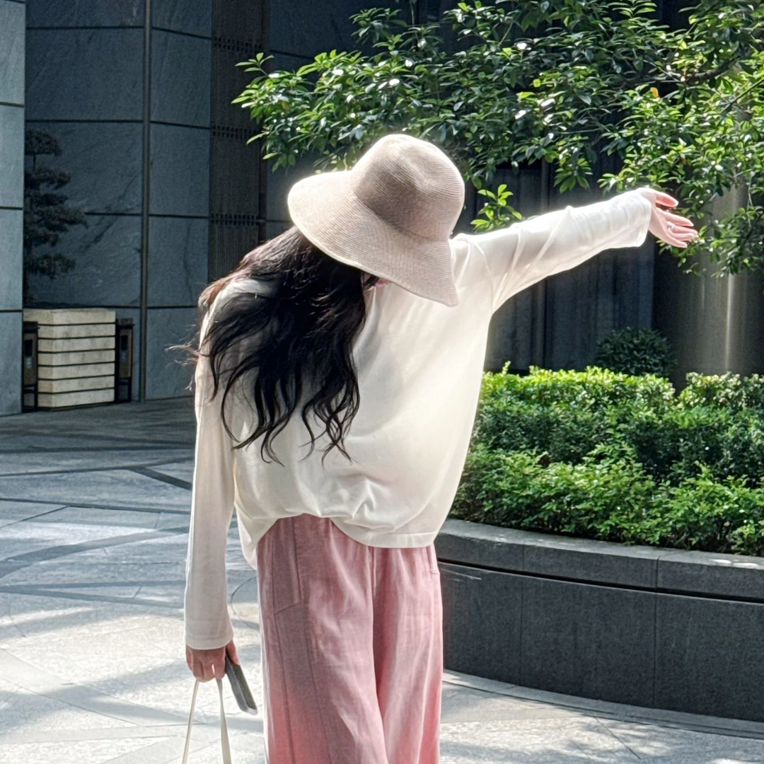 菠萝宝宝yuna【森寻】春夏新款三醋酸莱赛尔凉爽套头针织T恤女YE17