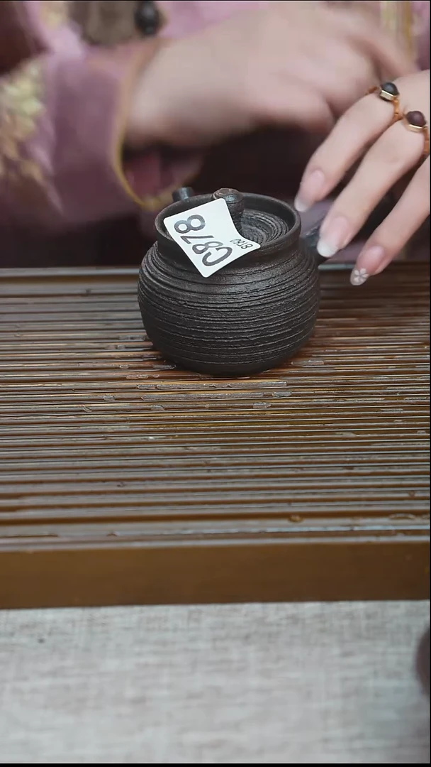 纯手工粗陶茶具每一只不一样
