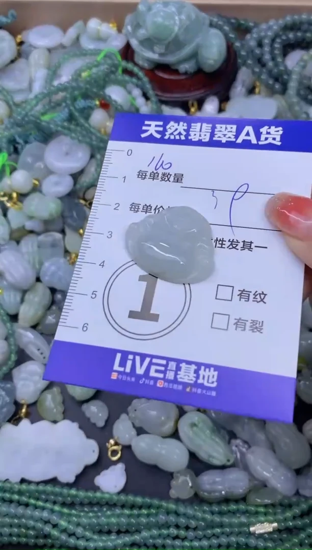 颈饰未镶嵌翡翠天然翡翠A货批量多样性发一件