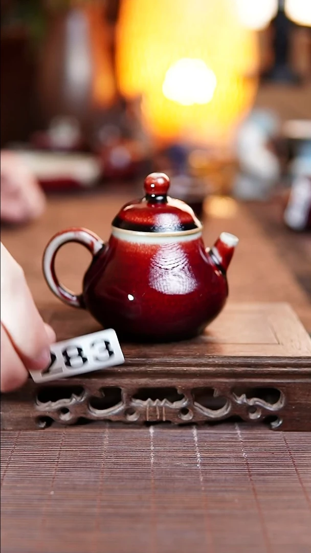 283 小梨壶120ml 煤烧玉石釉