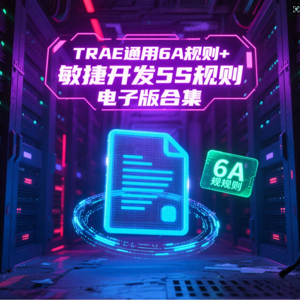 TRAE通用6A规则+敏捷开发5S规则电子版