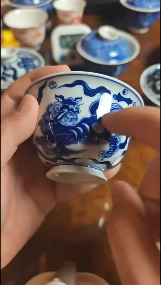 陶M***i青花盖碗无包装不退换28