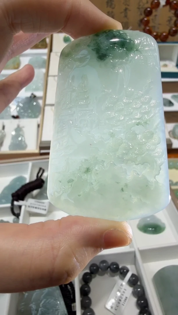 未镶嵌挂件翡翠A货翡翠多样性孤品
