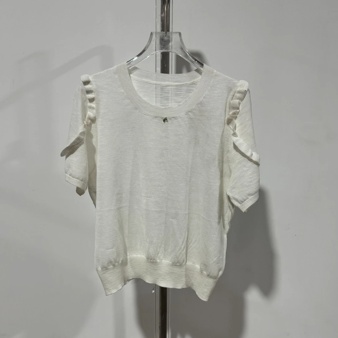 夏季薄款时尚针织衫上衣短袖035-3895/AM