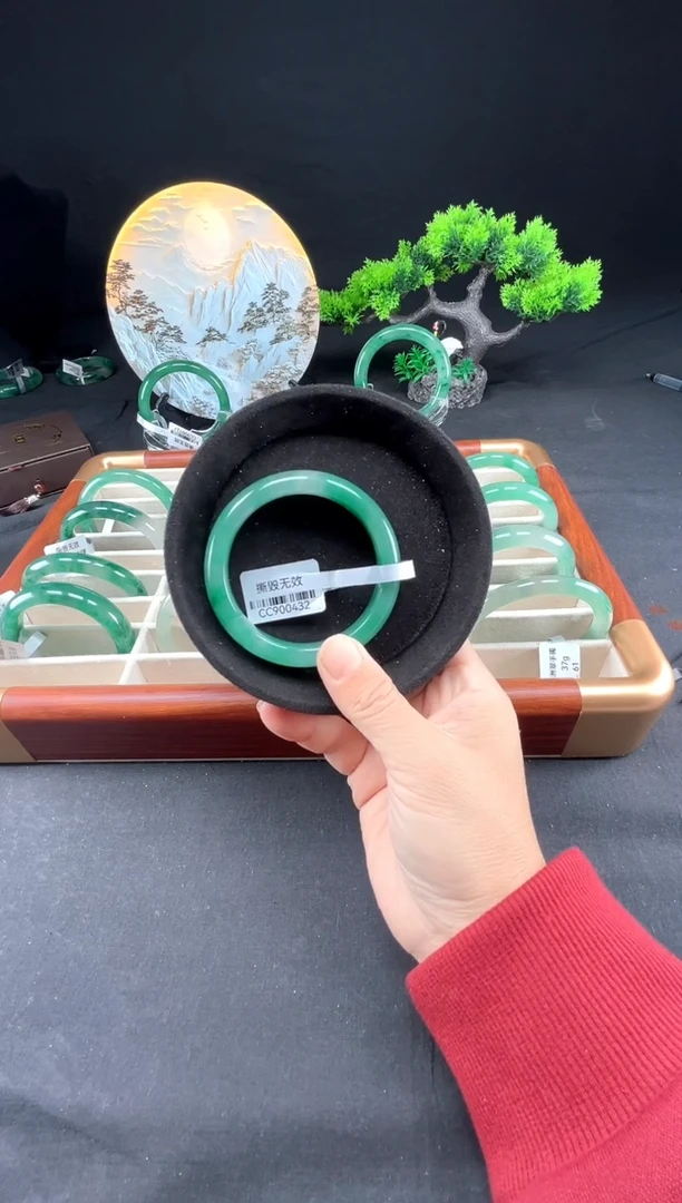 未镶嵌手镯石英质玉（非洲翠）真品上等纯天然非洲翠玉手镯石英质玉