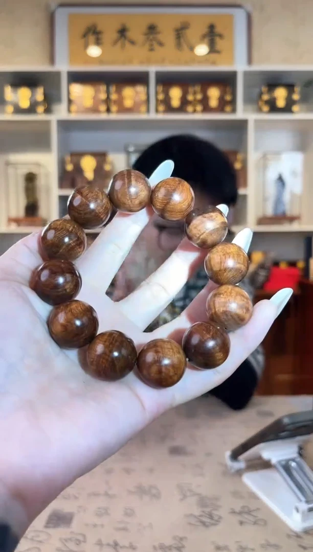 黄花梨/降香黄檀2.0 圆珠单圈手串