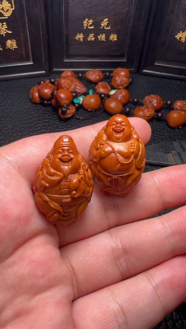 手串/手链橄榄核回血五子财弥一对