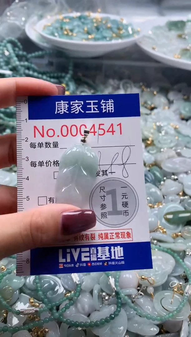 翡翠未镶嵌吊坠(不含链)4541