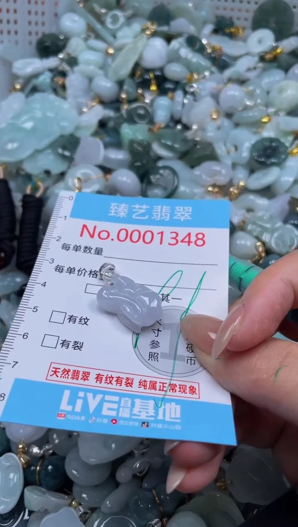 颈饰未镶嵌翡翠1348