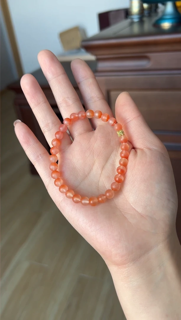 【闪购商品】南红玛瑙手串合金南红聚宝盆单圈手串