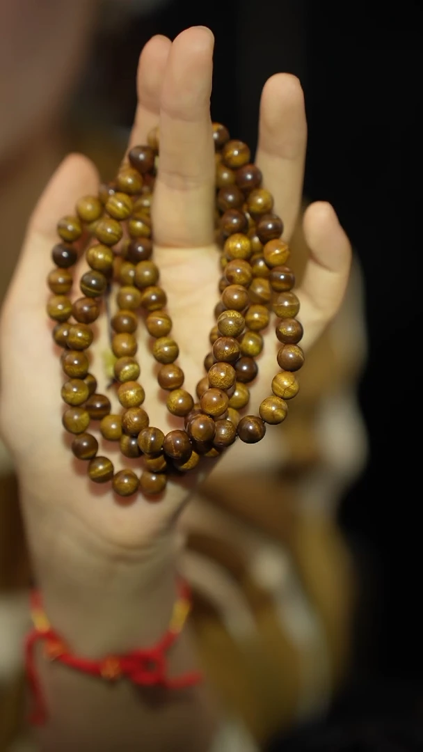 【闪购商品】金丝楠手串/手链金丝楠枯木满水波毕业级-老山檀