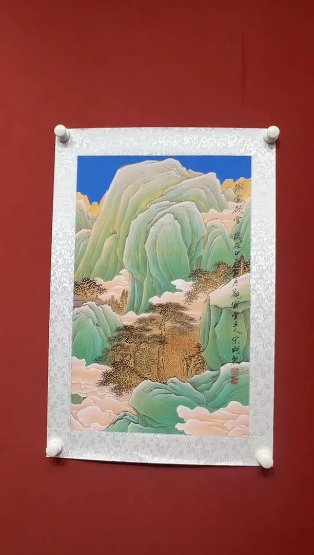 国画宋轲-2.7平尺-国画作品-红