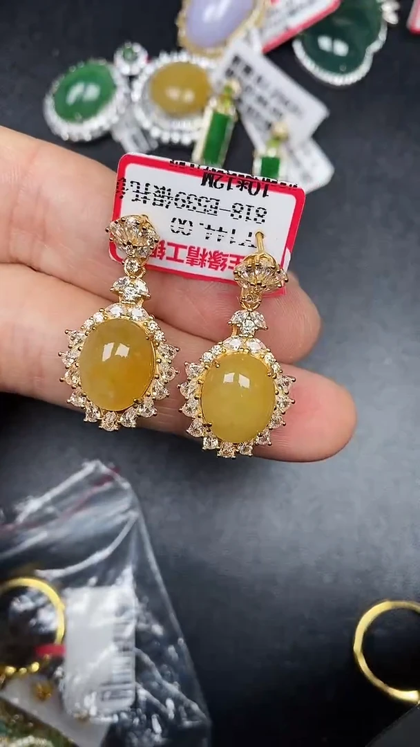 银S925镶嵌戒指翡翠1680