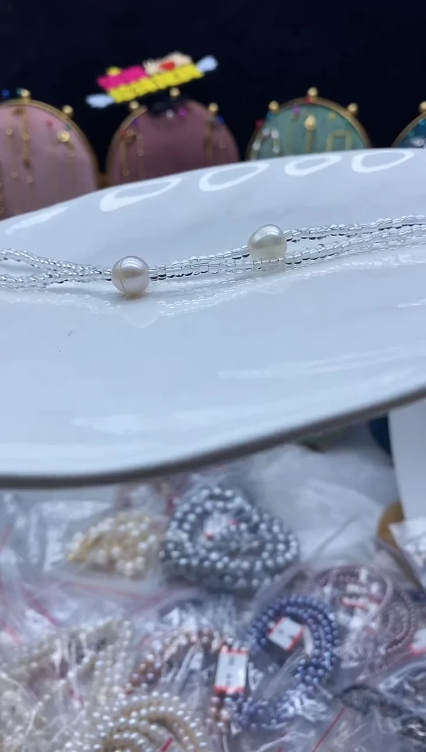淡水珍珠手绳未镶嵌珍珠手链
