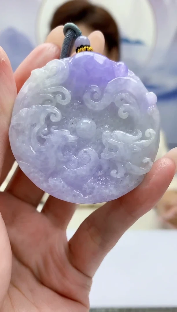 定制翡翠未镶嵌4829MM-毛货挂件77