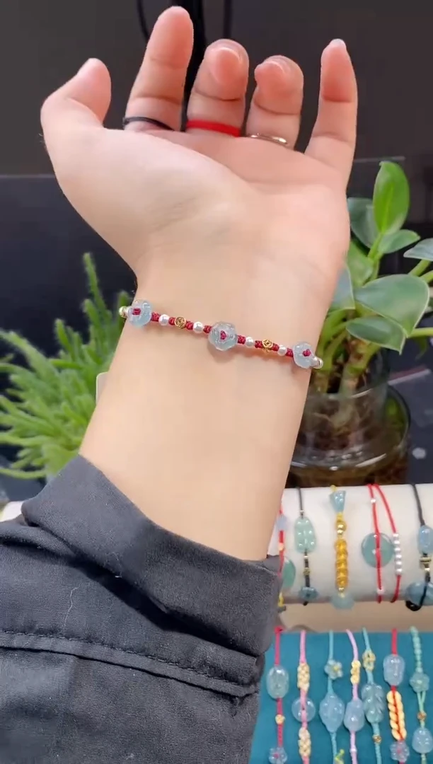 散珠翡翠翡翠手绳