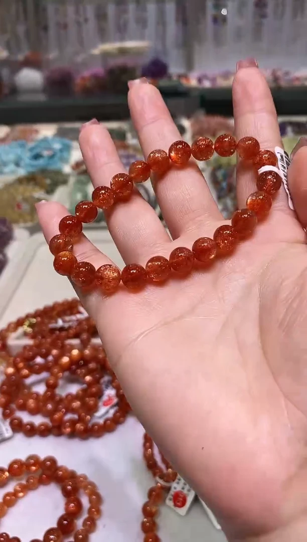 未镶嵌手链长石多样性发其一金太阳8+