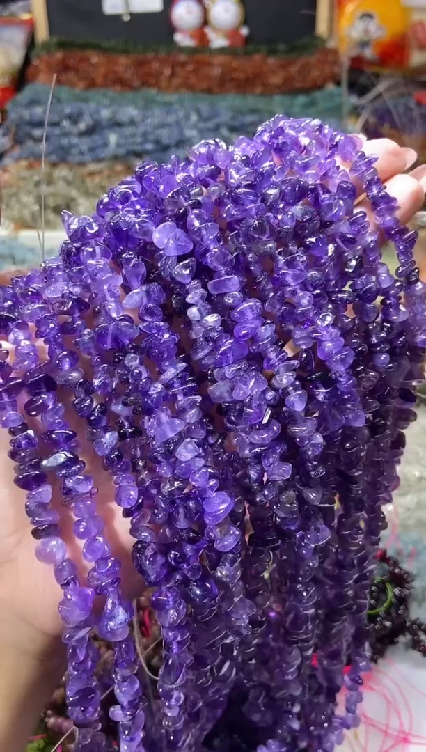 【闪购商品】水晶珠宝半成品未镶嵌紫水晶