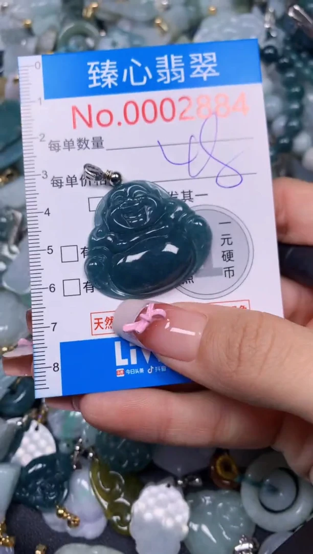 【闪购商品】翡翠颈饰未镶嵌含绳0002884
