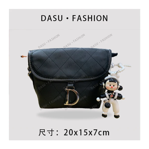 【苏总专属】ZT-D7171-科技黑女士时尚潮流气质小众腋下包斜挎包