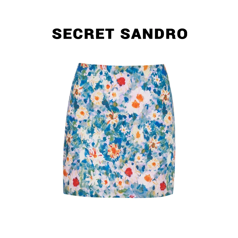 【油画裙】【Secret Sandro】鸥小柒 半裙 B55213101Q