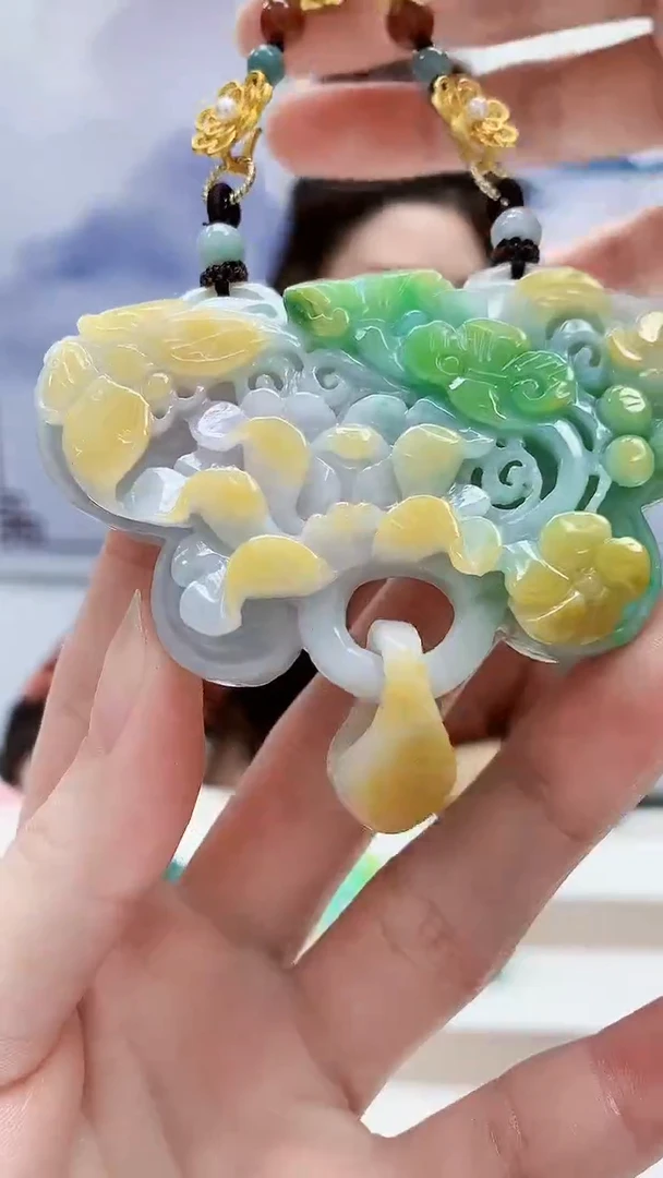 未镶嵌定制翡翠4829ry-毛货挂件47