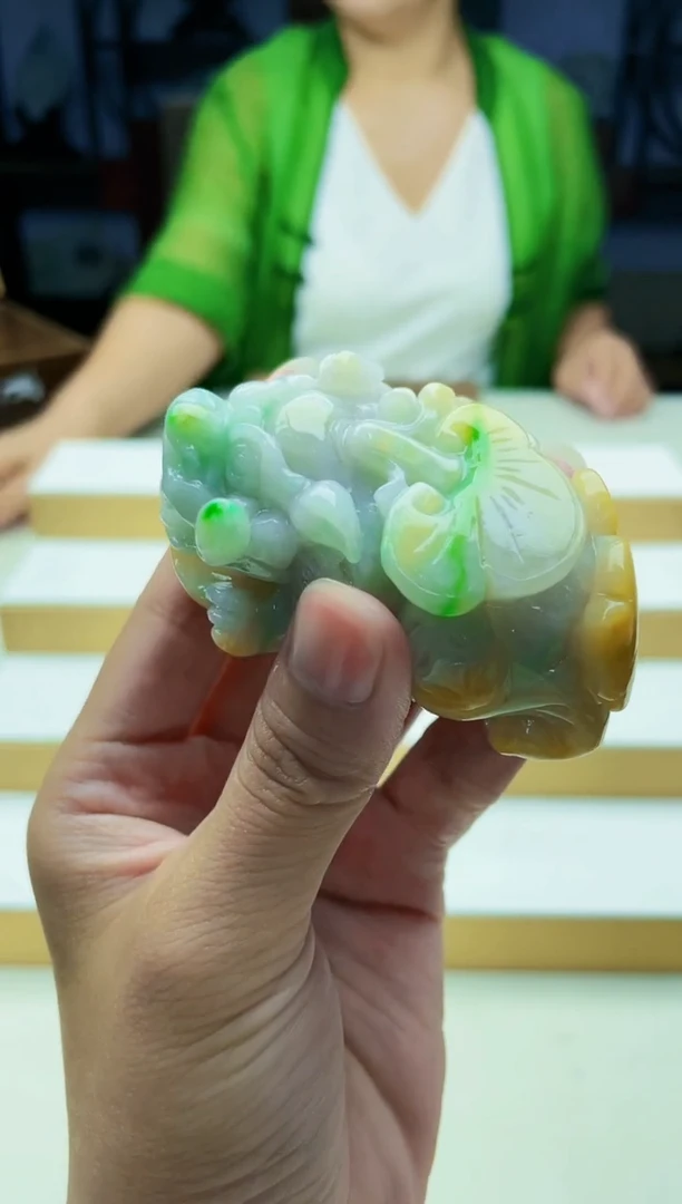 未镶嵌定制翡翠毛货09160266
