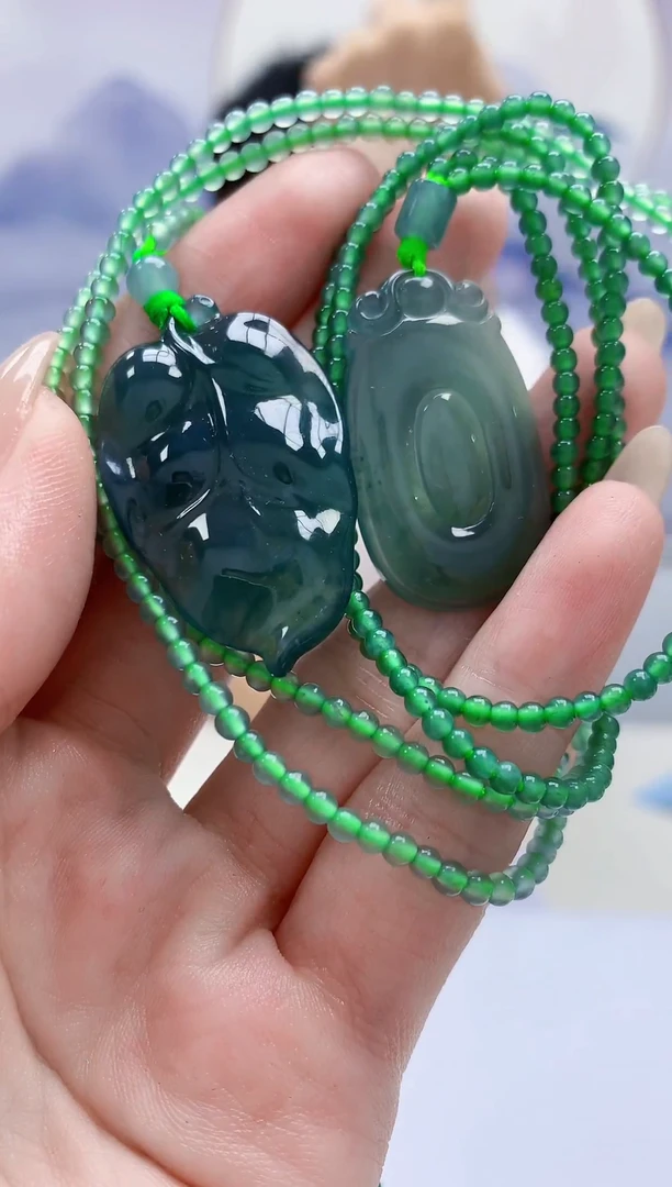 定制翡翠未镶嵌5158jw-毛货挂件135赠珠链