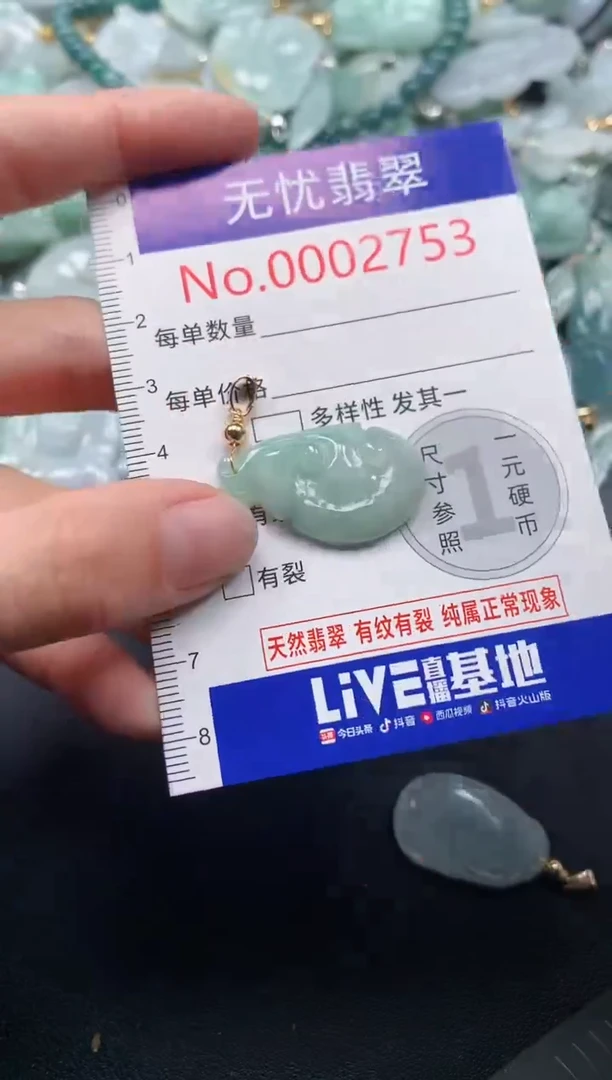 吊坠(不含链)未镶嵌翡翠2753