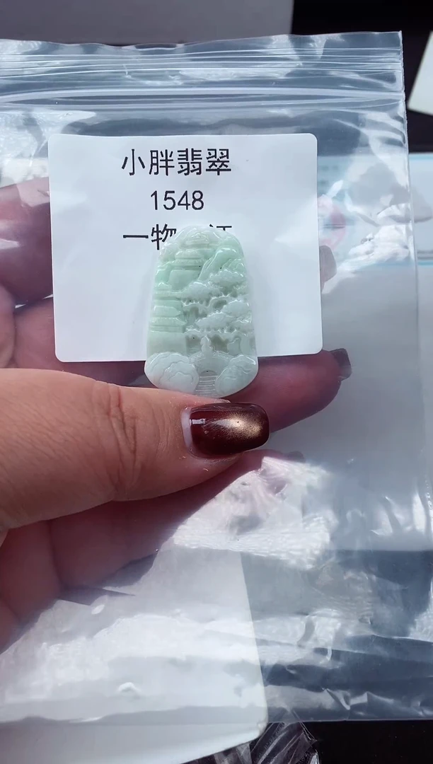 颈饰未镶嵌翡翠缅甸天然A货翡翠1548