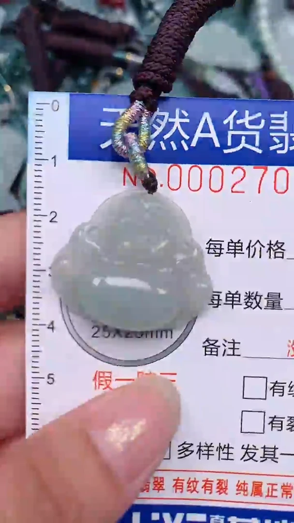 翡翠未镶嵌颈饰...0002701