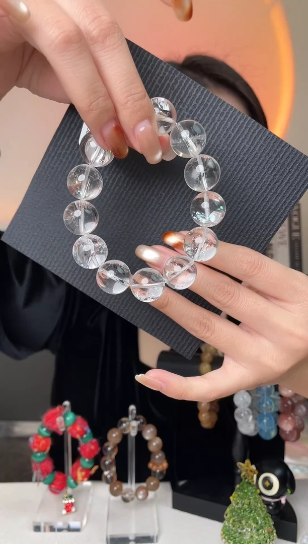 未镶嵌手链水晶利姆利亚水晶手串16+，拍10单发整串，拍错发单珠