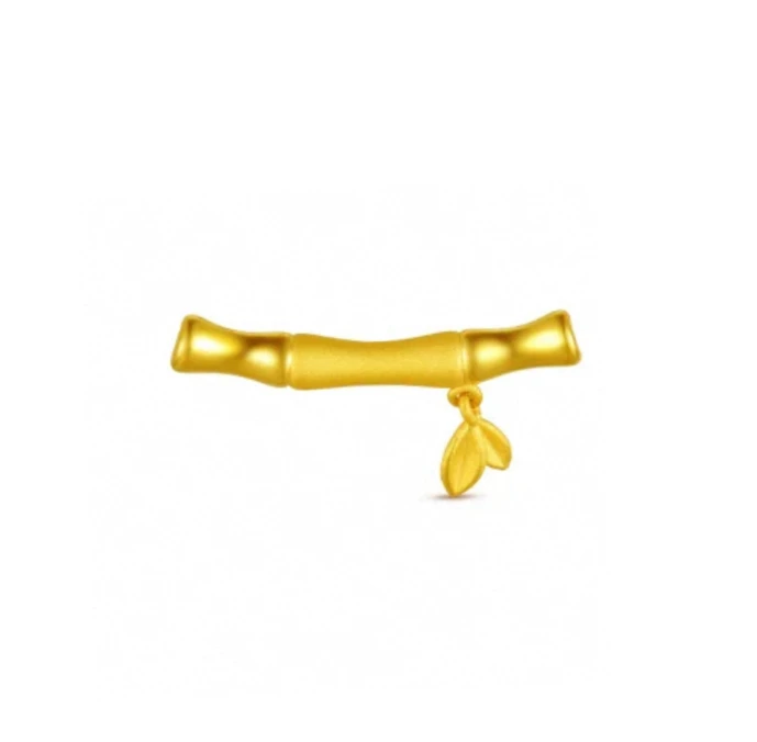 足金999竹节弯管 质检中心发货