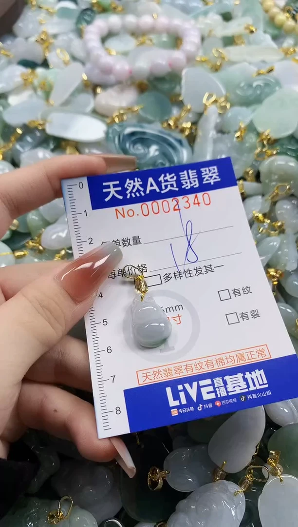 颈饰未镶嵌翡翠天然A货翡翠
