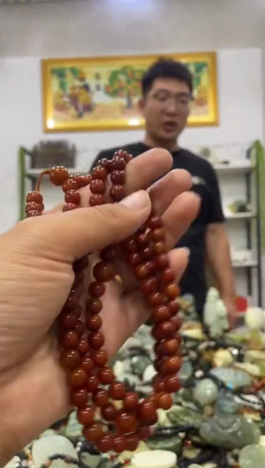 未镶嵌岫玉手串