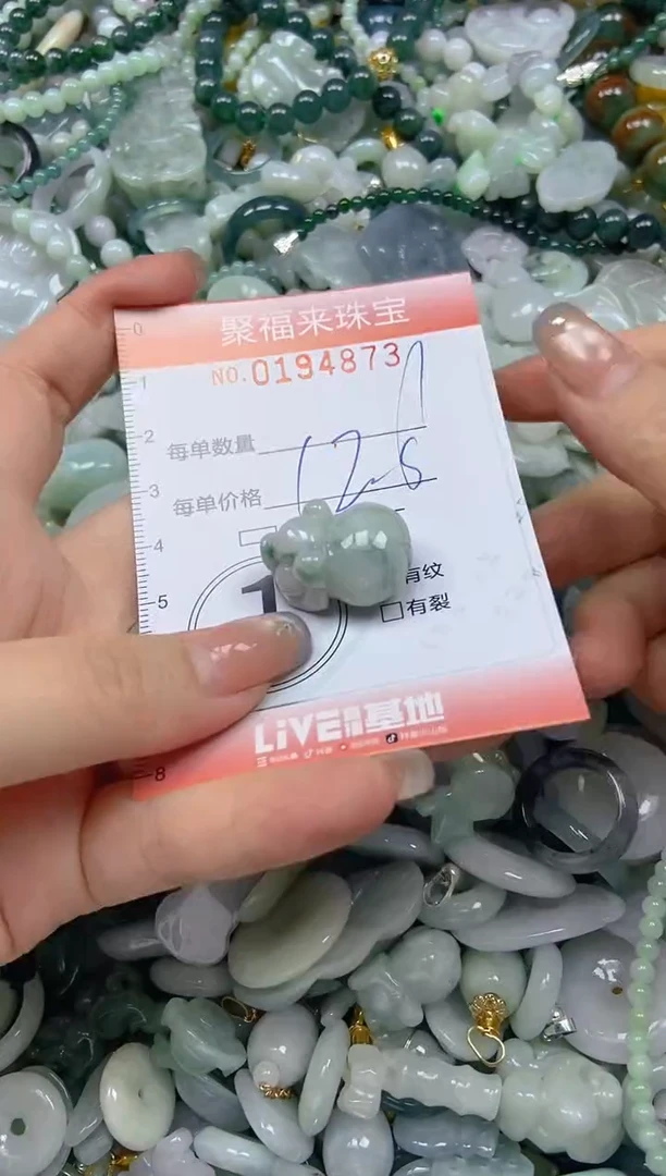 翡翠未镶嵌颈饰闪购0194873